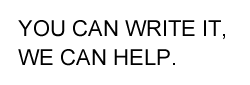 You can write a white paper and we can help.